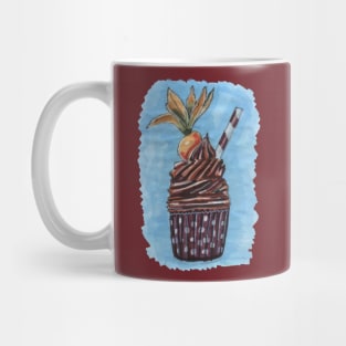 Chocolate Cupcake with Carrot Mug